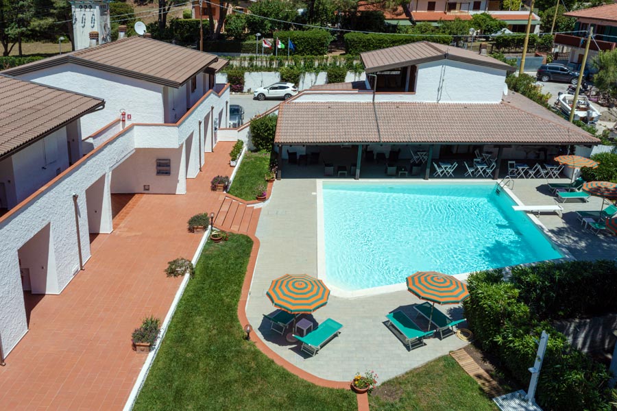 La piscina del Resort Elba Island, Elba